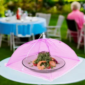 Family 57187B Ételvédő háló - rózsaszín - 30 x 30 cm