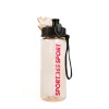 Family 57211 Sport kulacs - műanyag, átlátszó - 600 ml - 3 színben
