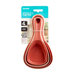   Bewello 57549P Mérőkanál szett - műanyag - 17 x 9,3 x 6 cm - 4 db / csomag