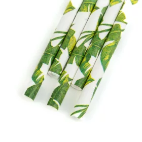   Family 57605 Papír szívószál - dzsungel - 197 x 6 mm - 25 db / csomag