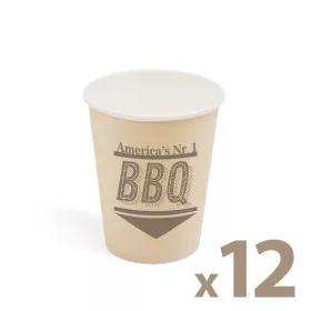 Family 58237D Papírpohár - BBQ - 2,5 dl - 12 db / csomag