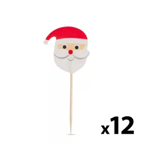   Family 58240B Falatka pálcika - mikulás - 8,5 cm - 12 db / csomag