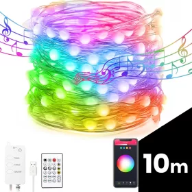  Phenom 58382B Smart fényfüzér - USB - 66 RGB LED - 10 m - Bluetooth