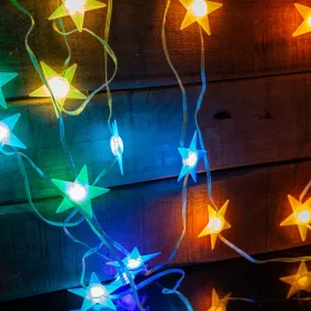   58385 Smart fényfüzér - csillag - zene mód - USB - 25 RGB LED - 5 m - Bluetooth