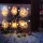 Family 58568A Karácsonyi LED-es fényfüzér - gél ablakmatrica - 6 LED - 2 x AA