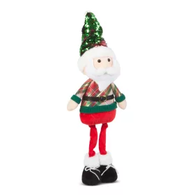   Family 58759A Karácsonyi textil manó figura - mikulás - teleszkópos lábbal - 95 x 25 x 20 cm