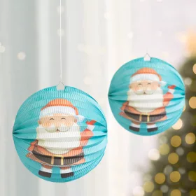   Family 58765A Karácsonyi lampion - Mikulás mintával - 25 cm