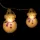 Family 58910 LED fényfüzér - hóember - 10 LED - 1,35 méter - melegfehér - 2 x AA