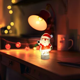   Family 58976A LED-es dekoráció - melegfehér - Mikulás - elemes