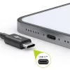 Goobay 59122 kábel USB-A apa - USB-C apa 2.0 Adat és töltőkábel - Fekete (2m)