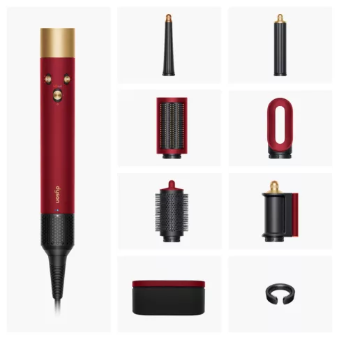 Dyson Airwrap i.d.™ HS08 - Straight+Wavy Red Velvet/Gold (596926-01)