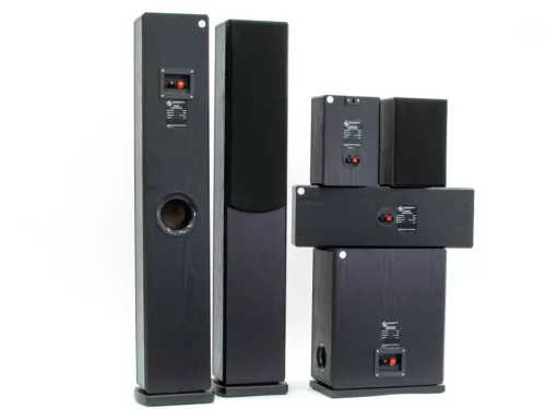 Thunder SP6360 5.1 Házimozi, hifi hangfalszett, passzív mélyládával, 650W - FEKETE szín