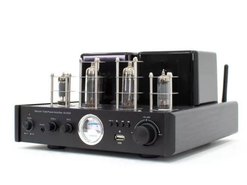 Thunder HY-AV2030 HIBRID CSÖVES Retro erősítő Mp3/BT/USB lejátszással (2x30W) - FEKETE