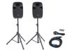 Thunder TMX-10 SET 350/700W aktív hangfalszett + ÁLLVÁNY (MP3 + Bluetooth + FM)