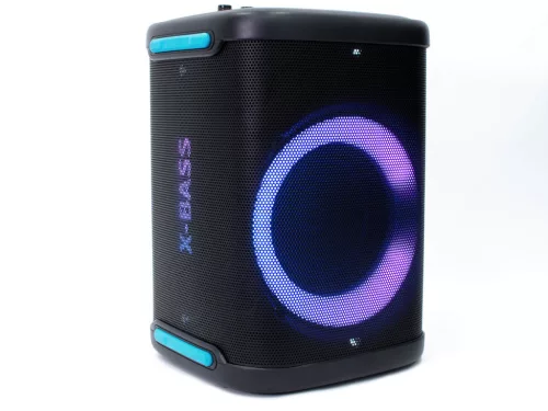 Thunder XBASS-18 160W hordozható party hangfal (USB/SD/BT/FM) + LED fény
