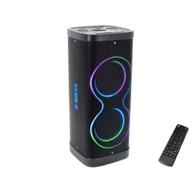   Thunder XBASS-31 500W hordozható party hangfal (USB/micro SD/BT/FM) + LED fény