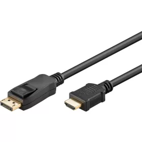   Goobay 64835 DisplayPort v1.1 - HDMI kábel, 1m, 4K/30Hz, Fekete