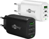 Goobay 65407 PD GaN USB-A / 2x USB-C Hálózati töltő - Fekete (65W)