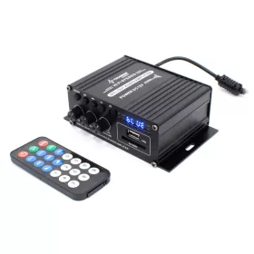   Thunder BT-200 Sztereó Bluetooth erősítő 2 x 20W + Távirányító