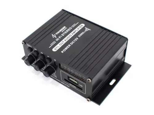 Thunder BT-200 Sztereó Bluetooth erősítő 2 x 20W + Távirányító