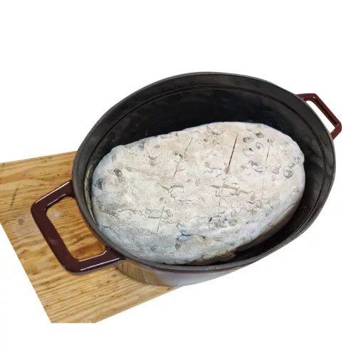 Noral 66667010 Öntöttvas kacsasütő fedővel zománcozott 30 cm, piros