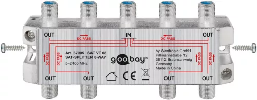 Goobay 67005 8-as SAT elosztó