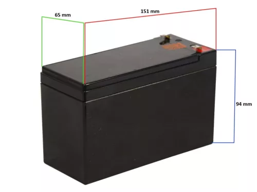 Thunder BBT-9L hangfal akkumulátor Long-Life (12V/9 Ah)