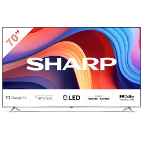   SHARP 70GP6260E 177cm-es 4K UHD QLED Sharp Google TV Harman Kardon hangszórókkal