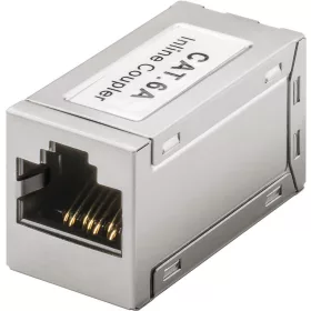   Goobay 72499 RJ45 csatlakozó közösítő CAT 6A, 1x RJ45 alj - 1x RJ45 alj, fehér
