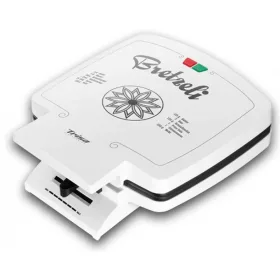   Trisa 734070 Ostyasütő, Sajtostallér sütő, 1000W, fehér, 4 minta, 7 recept, Tapadásmentes felület