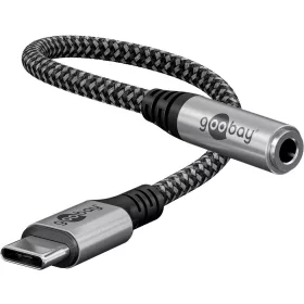 Goobay 74056 Type-C to 3,5 mm adapter – fekete-szürke