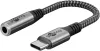 Goobay 74056 Type-C to 3,5 mm adapter – fekete-szürke