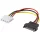 Goobay 93634 PC Tápkábel 5.25 " jack  S-ATA csatlakozó