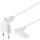 Goobay 97349 Hálózati vezeték, földeletlen lapos dugóval 2x0,75mm²