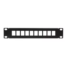   Logilink 10" Keystone összekötő panel, fekete (ACT108)