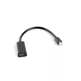   Lanberg mini Displayport apa - HDMI anya fekete adapter, 20cm