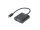 LANBERG USB-C(M) 3.1->VGA(F) ADAPTER KÁBEL 15CM FEKETE