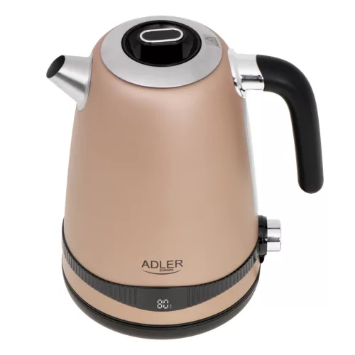 Adler AD1295 Vízforraló LCD kijelzővel és hőmérsékletszabályzóval, 1,7L