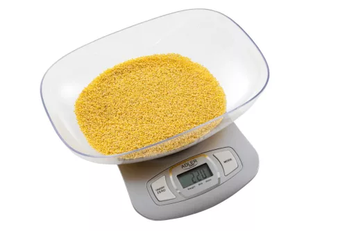 Adler AD3137s 5kg 1.5L ezüst digitális konyhai mérleg