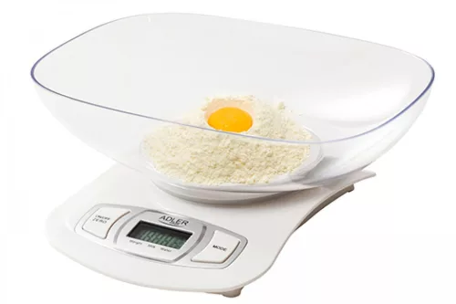 Adler AD3137 5kg 1.5L fehér digitális konyhai mérleg