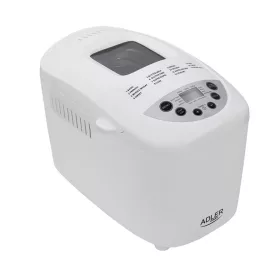   Adler AD6019 Kenyérsütő gép 15 programmal, Dupla keverővel, 850W, Fehér