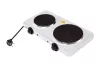 Adler AD6504 2 személyes főzőlap, 185mm-es és 155mm-es főző felület, 2500W, Fehér