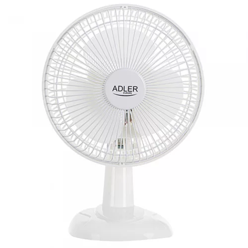 Adler AD7301 15 cm, 46 dB, 7 m3 / perc fehér asztali ventilátor