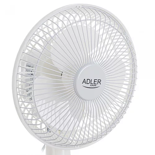 Adler AD7301 15 cm, 46 dB, 7 m3 / perc fehér asztali ventilátor