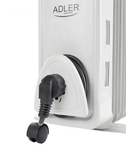 Adler AD7808 9 tagú olajradiátor, 2000W, szürke