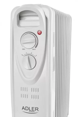 Adler AD7808 9 tagú olajradiátor, 2000W, szürke