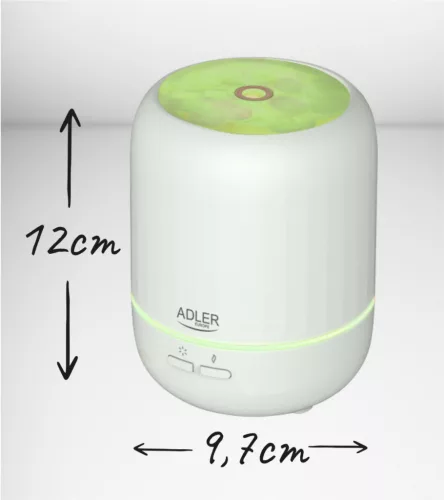 Adler AD7968 USB-s 3in1 ultrahangos párásító ,terápiás lámpa, aroma diffúzor