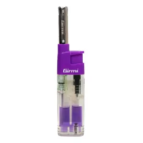   Girmi AG20 újratölthető gázgyújtó, biztonságos, ergonomikus, ISO minősítés, gyertyákhoz, grillezéshez és főzéshez. Lila (AG2000-04)
