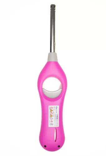 Girmi  AG21 újratölthető gázgyújtó, állítható láng, biztonsági zár, környezetbarát, konyhába, grillhez és kandallóhoz. Rózsaszín (AG2100-02)