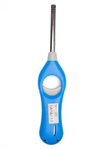 Girmi  AG21 újratölthető gázgyújtó, állítható láng, biztonsági zár, környezetbarát, konyhába, grillhez és kandallóhoz. Kék  (AG2100)